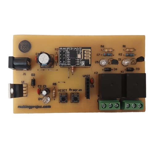 پروژه کنترل لوازم با وب سرور ESP8266 اپلیکیشن اندروید دو کانال