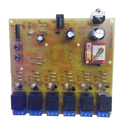 پروژه کنترل لوازم برقی با sms SIM800L و وب سرور ESP8266