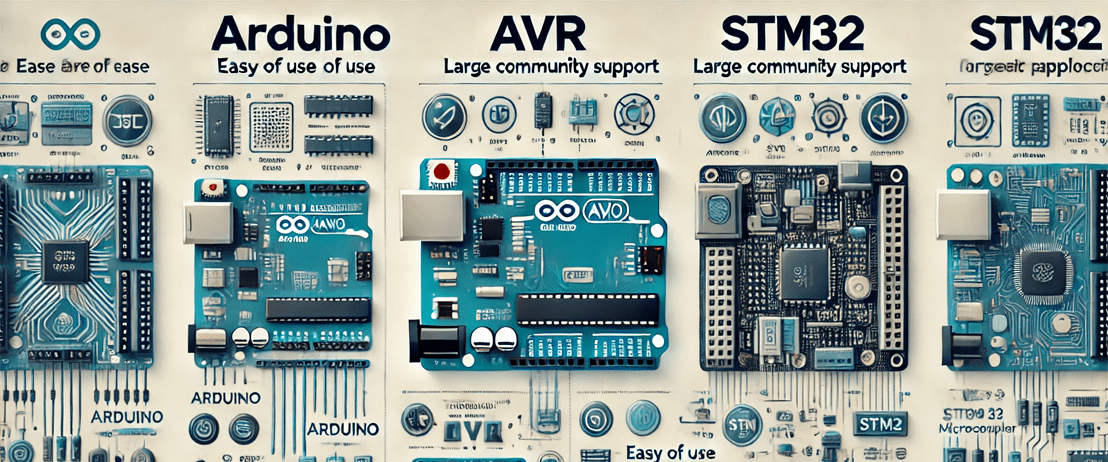 مقایسه جامع آردوینو، AVR و STM32 کدام پلتفرم مناسب پروژه شماست؟