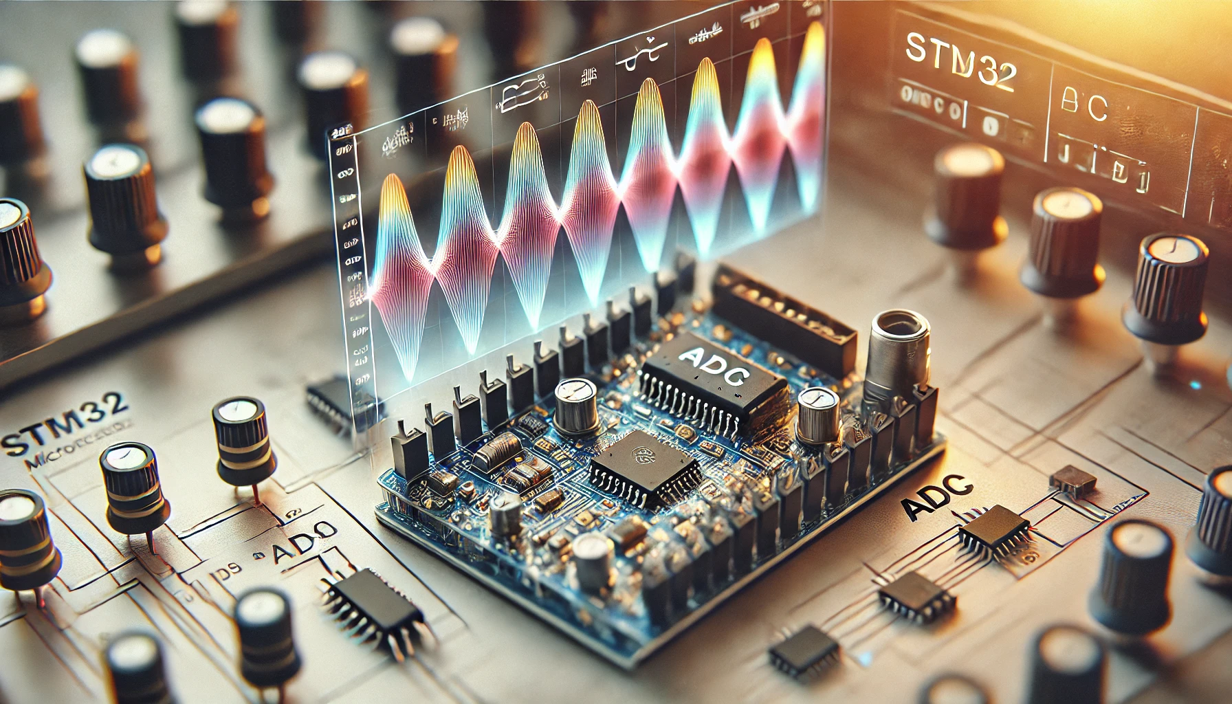 آموزش مبدل ADC در میکروکنترلر STM32 تبدیل سیگنال‌های آنالوگ به دیجیتال