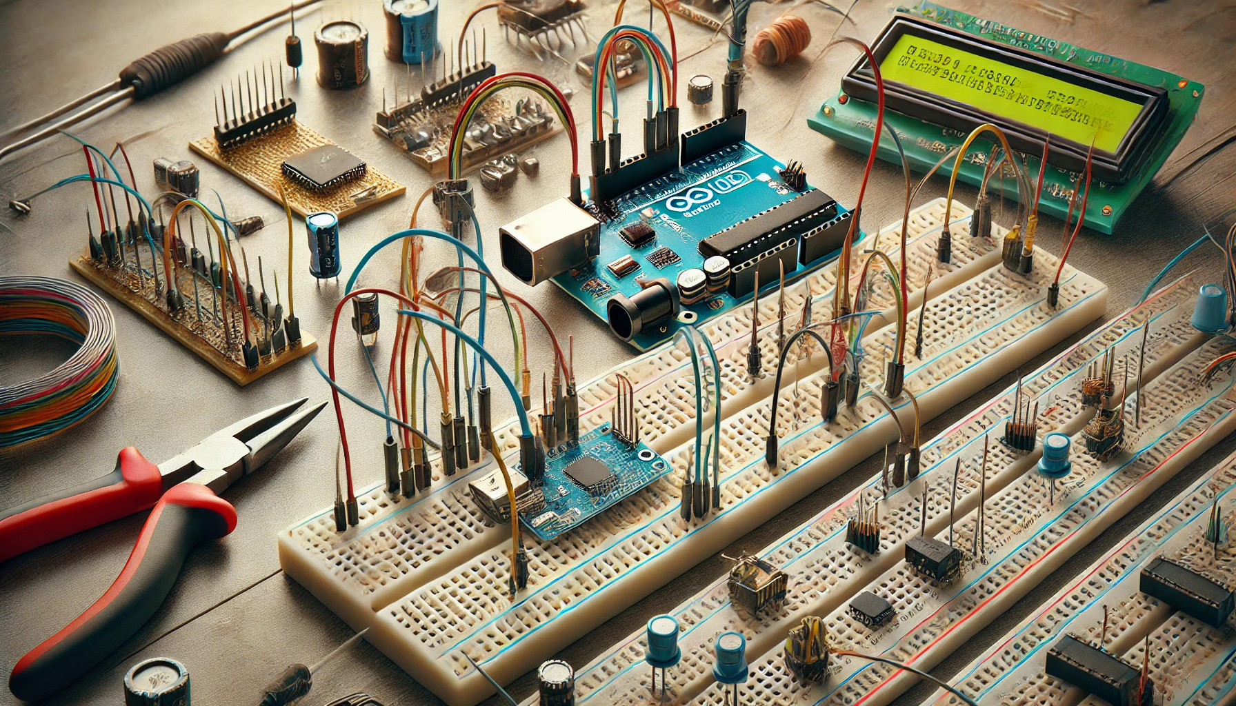 آموزش پروتکل I2C در اردوینو Arduino اتصال به نمایشگر LCD و سنسور MPU6050