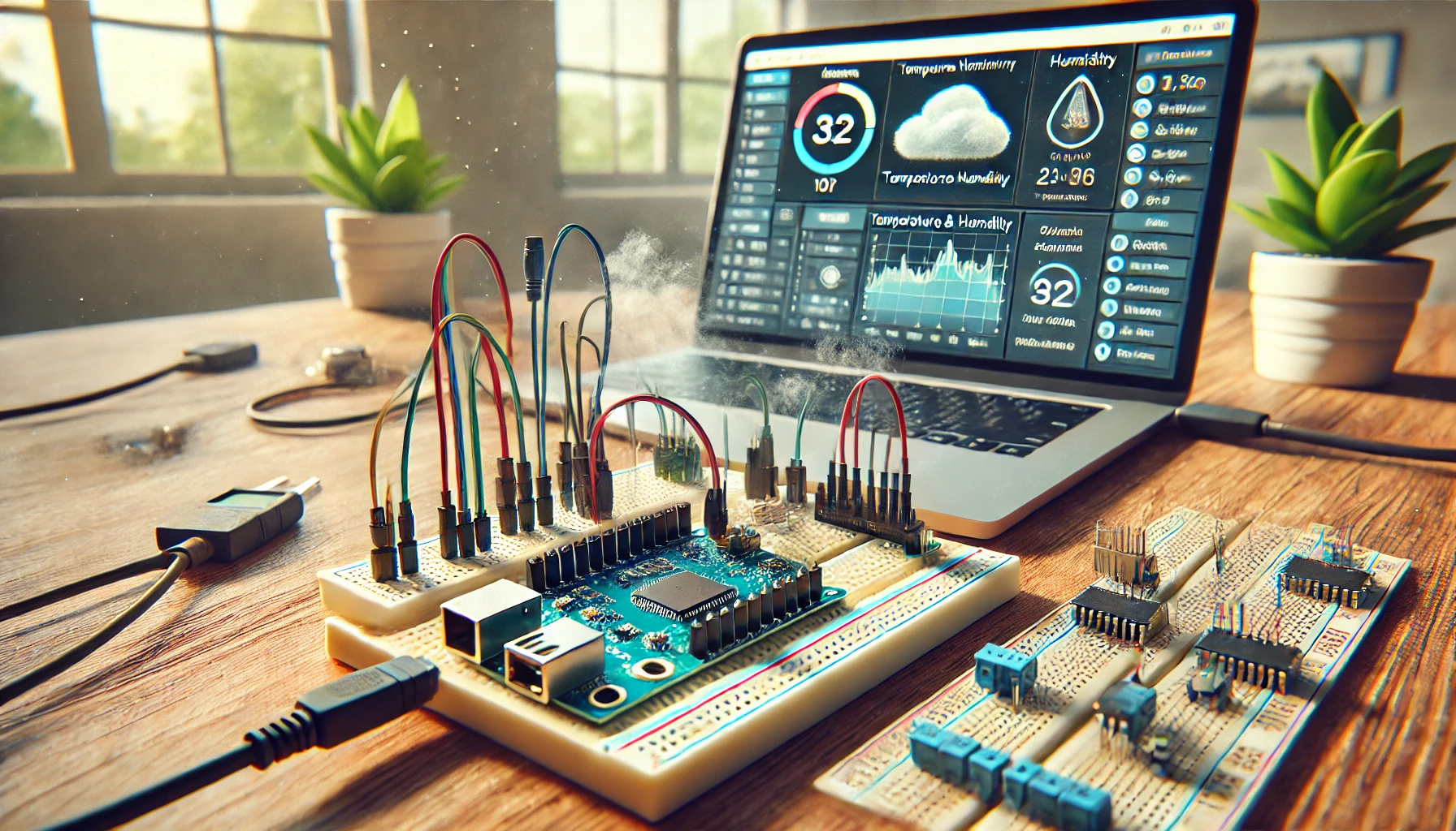 اموزش پروژه IoT با میکروکنترلر STM32 و اتصال به پلتفرم‌ های ابری