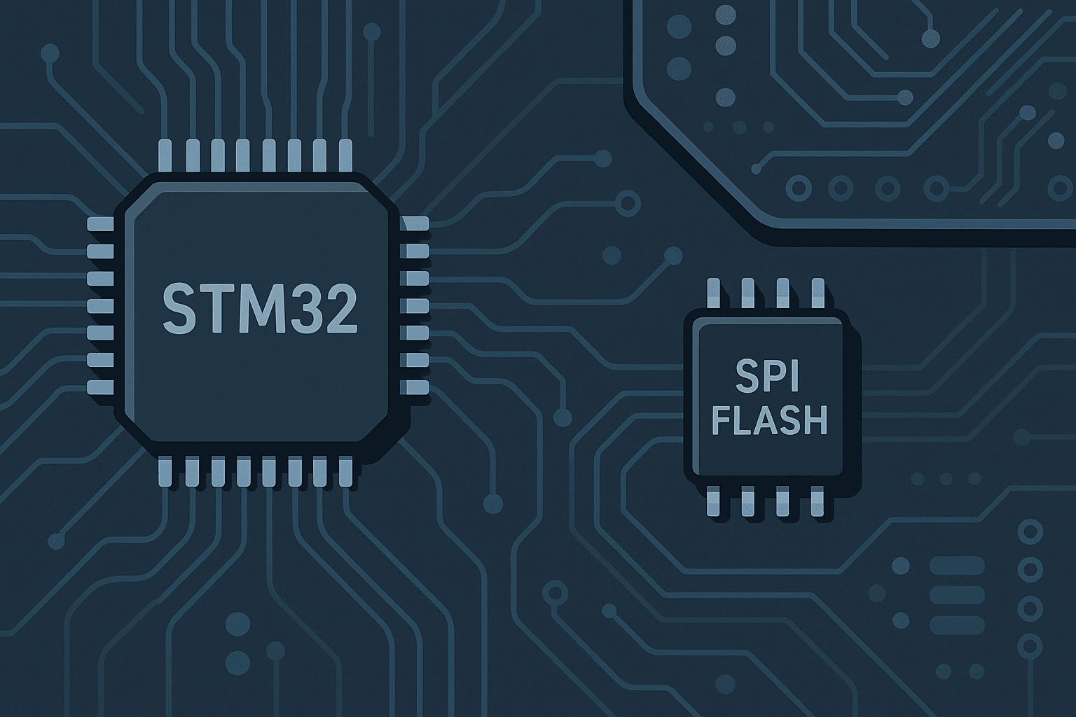 آموزش برنامه نویسی SPI Flash با STM32 ذخیره سازی و خواندن دادهها