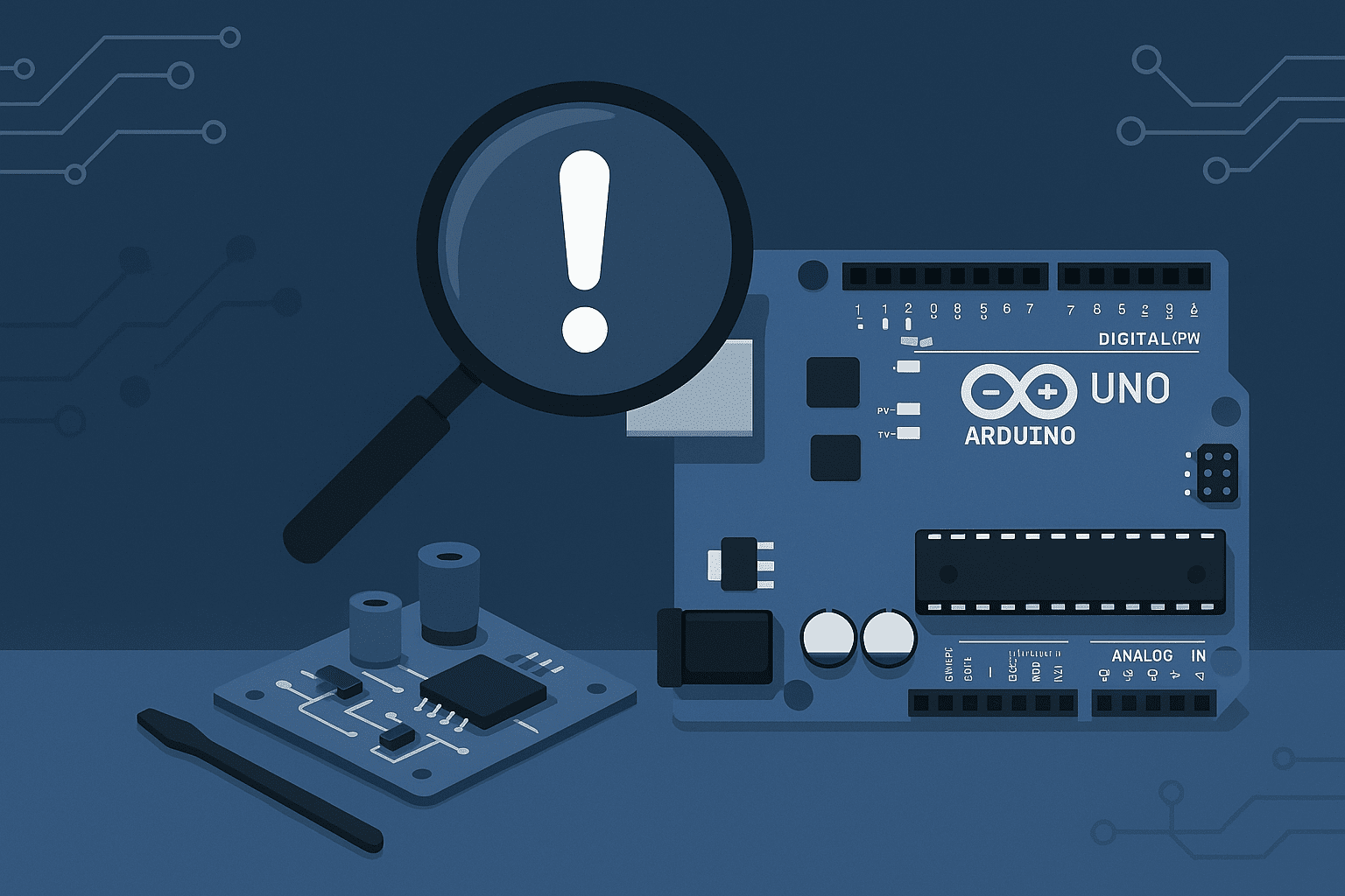 عیب یابی و رفع اشکال در پروژه های اردوینو Arduino