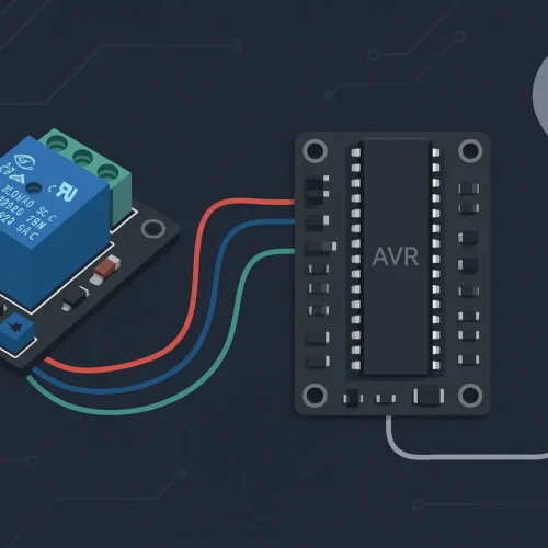 آموزش راه اندازی و اتصال رله به میکروکنترلر AVR برای کنترل وسایل 220 ولت